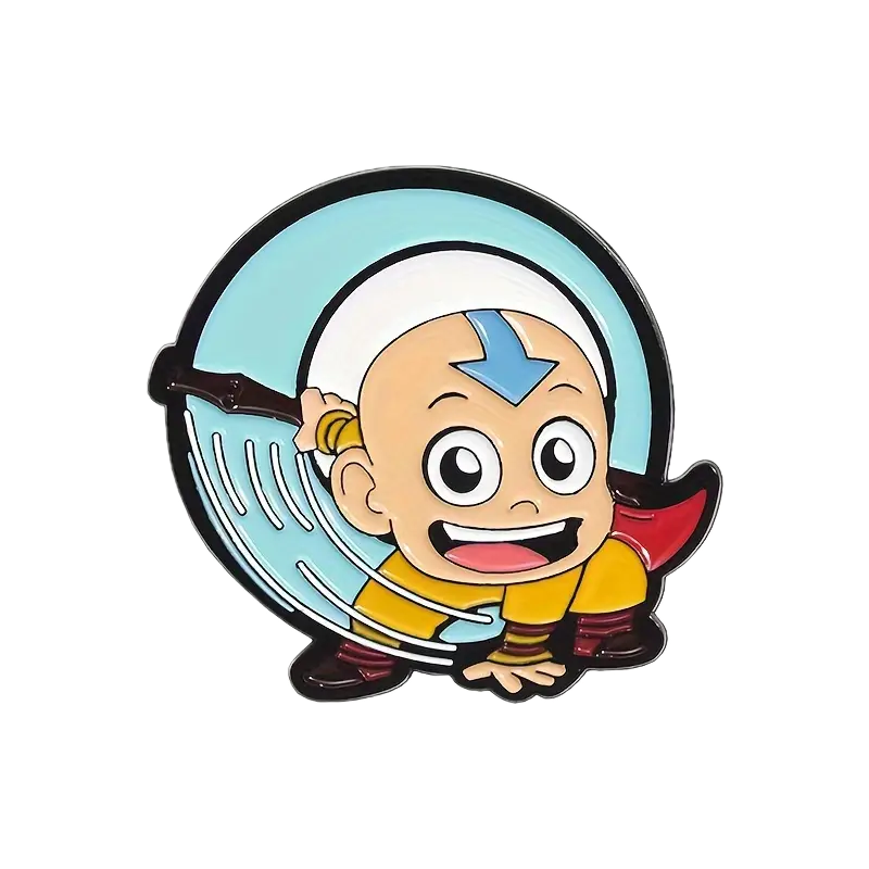 Avatar pin Aang met water zonder achtergrond