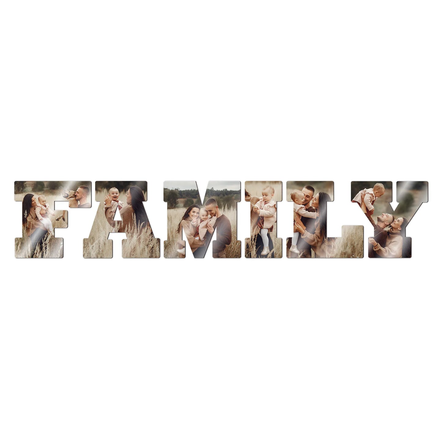 Family sublimatie letters