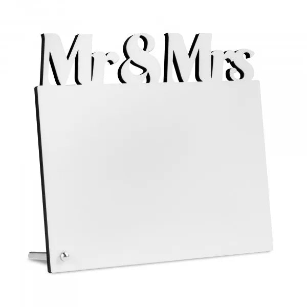 Fotoframe Mr & Mrs blanco