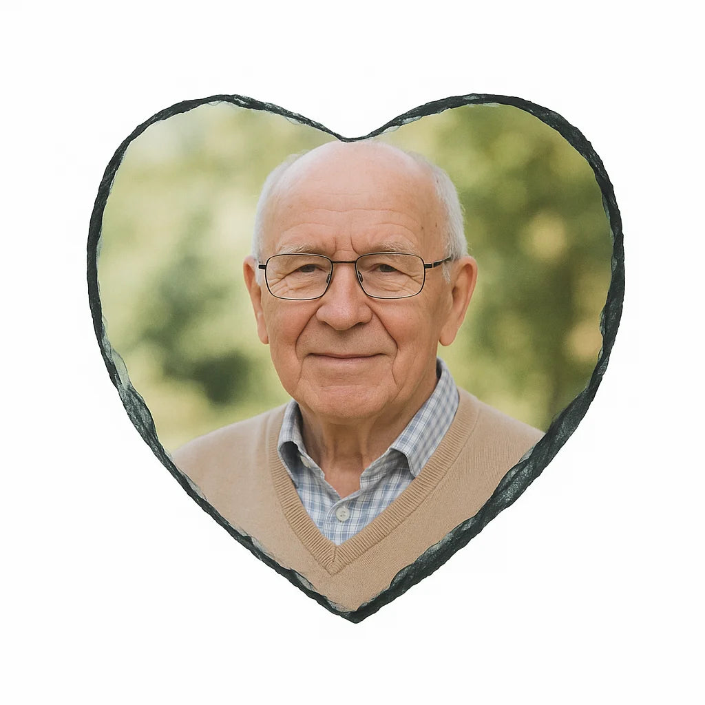 Fotograniet hart bedrukt