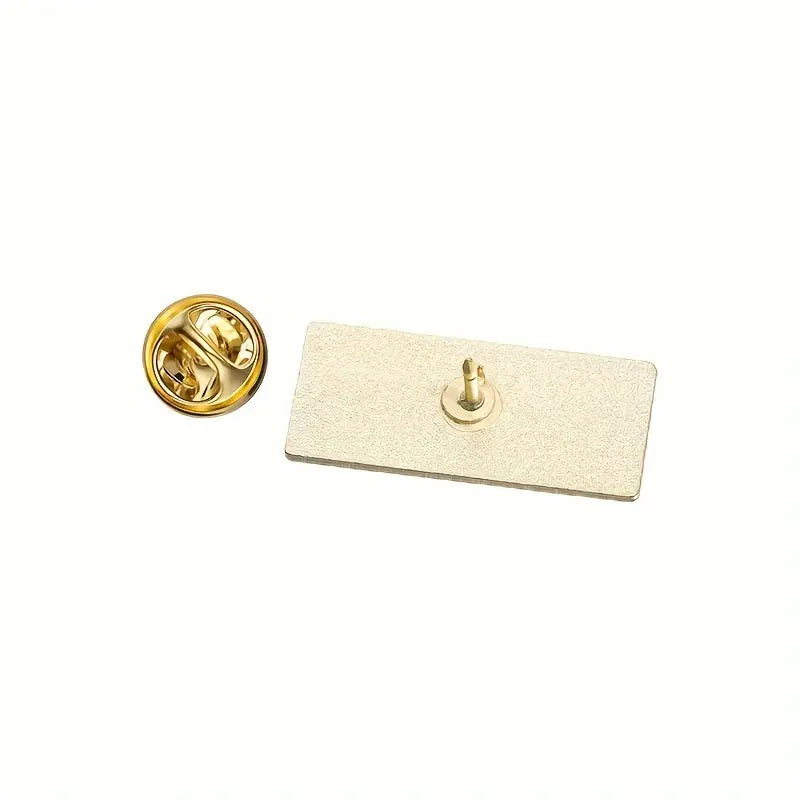 Golden ticket pin achterkant