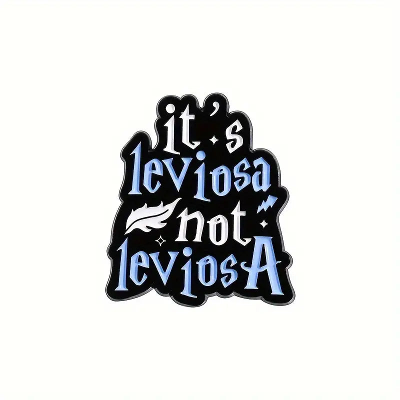 Harry Potter pin Leviosa met witte achtergrond