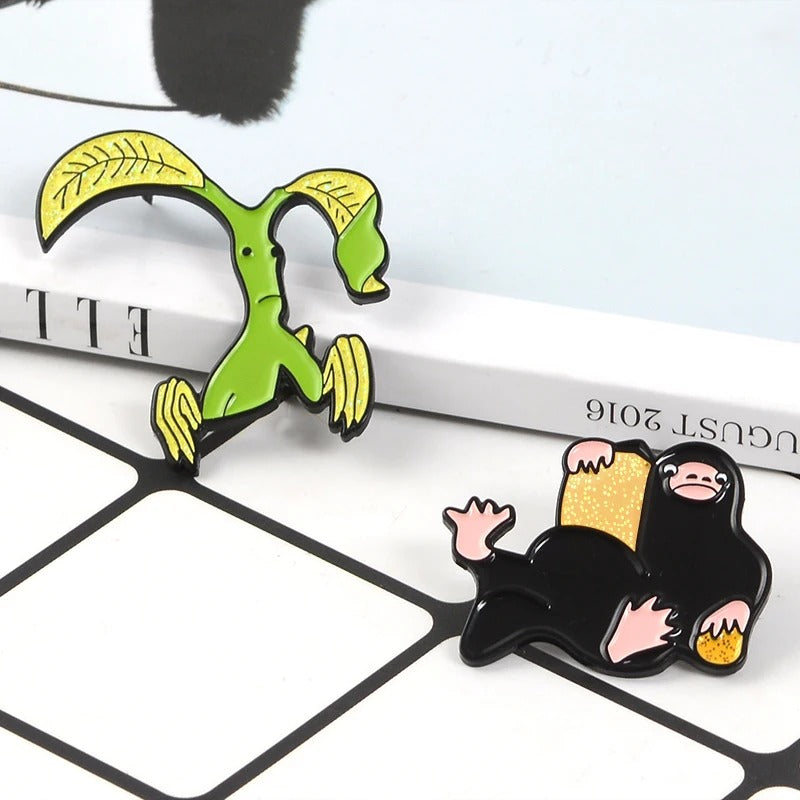 Harry Potter pin Niffler en Picket situatie