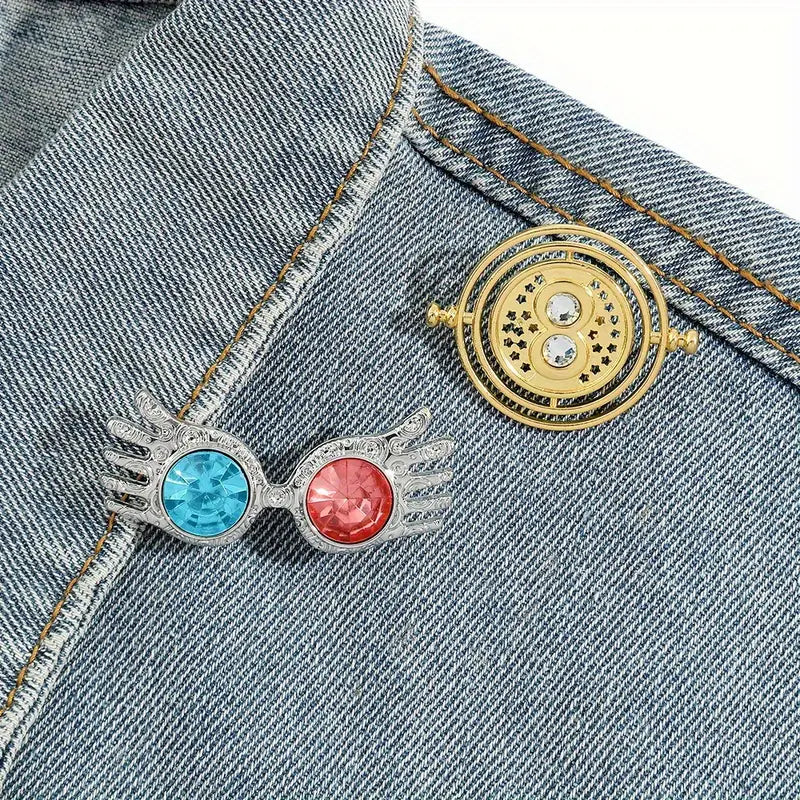 Harry Potter pins op spijkerjasje