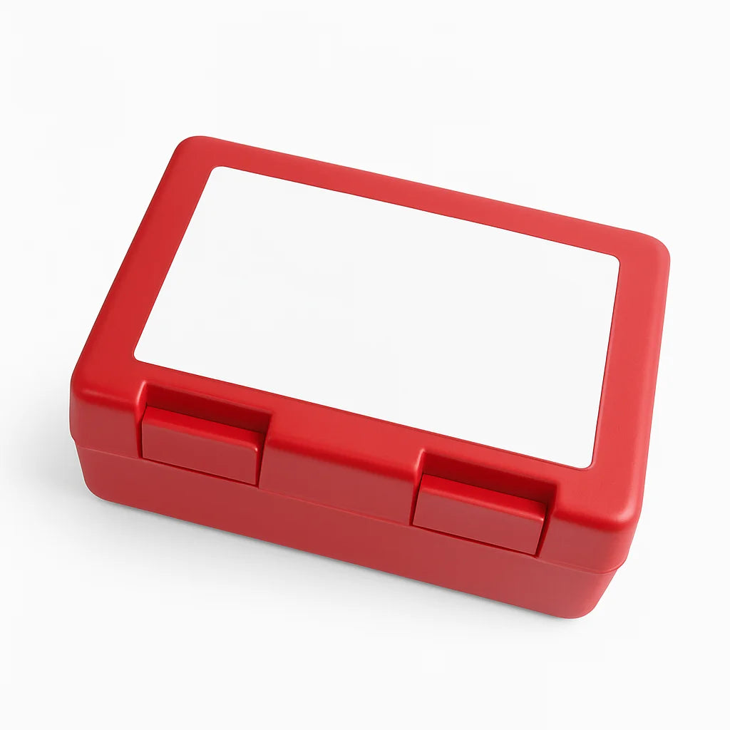 Broodtrommel bedrukken rood