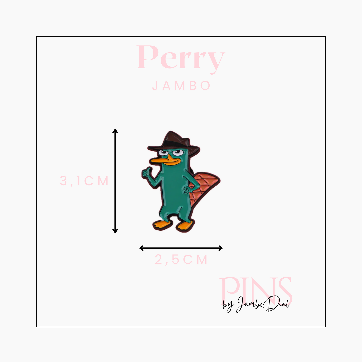 Perry pin afmetingen