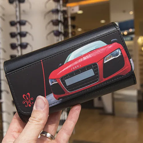 Portemonnee bedrukt met een auto