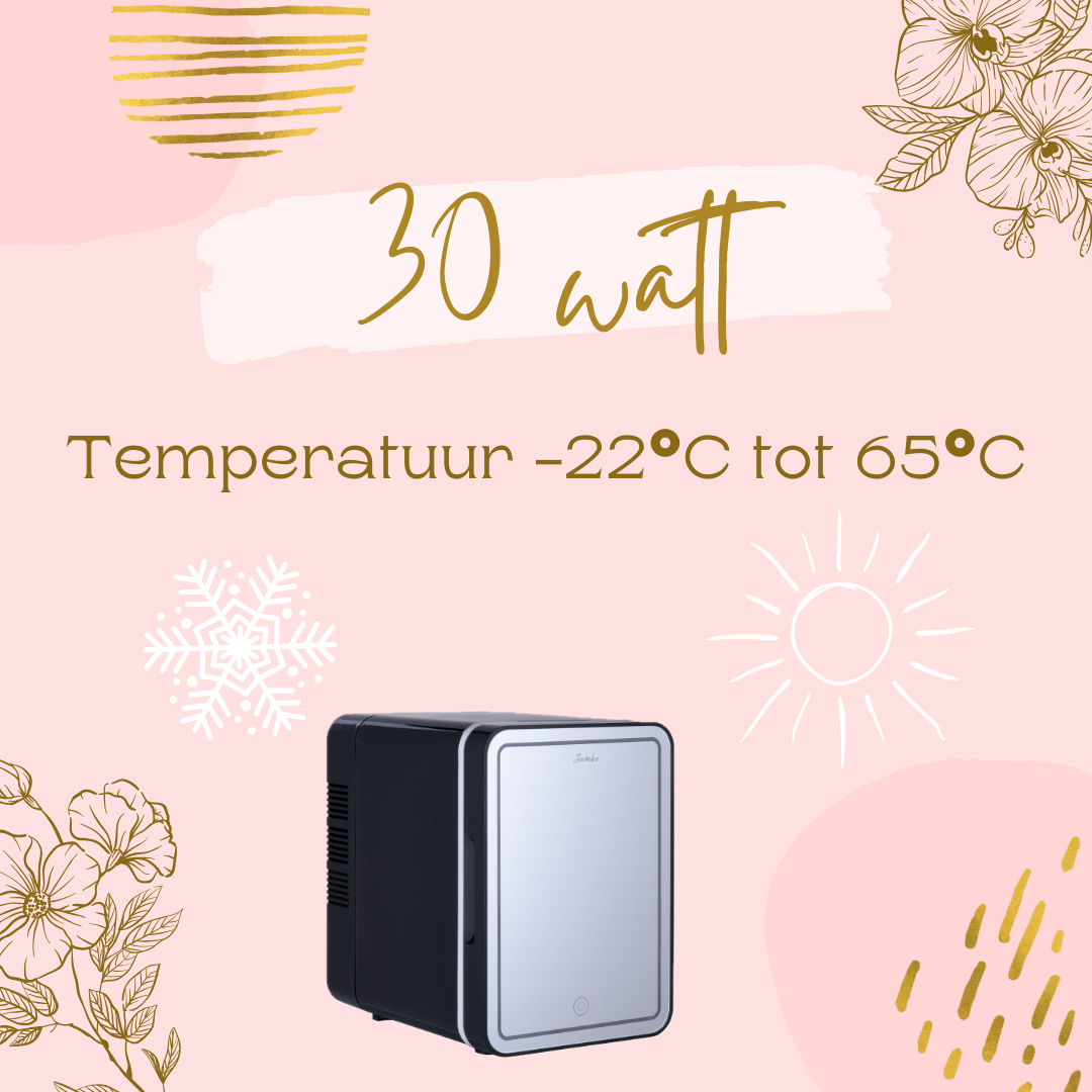 Skincare Fridge zwart 30watt