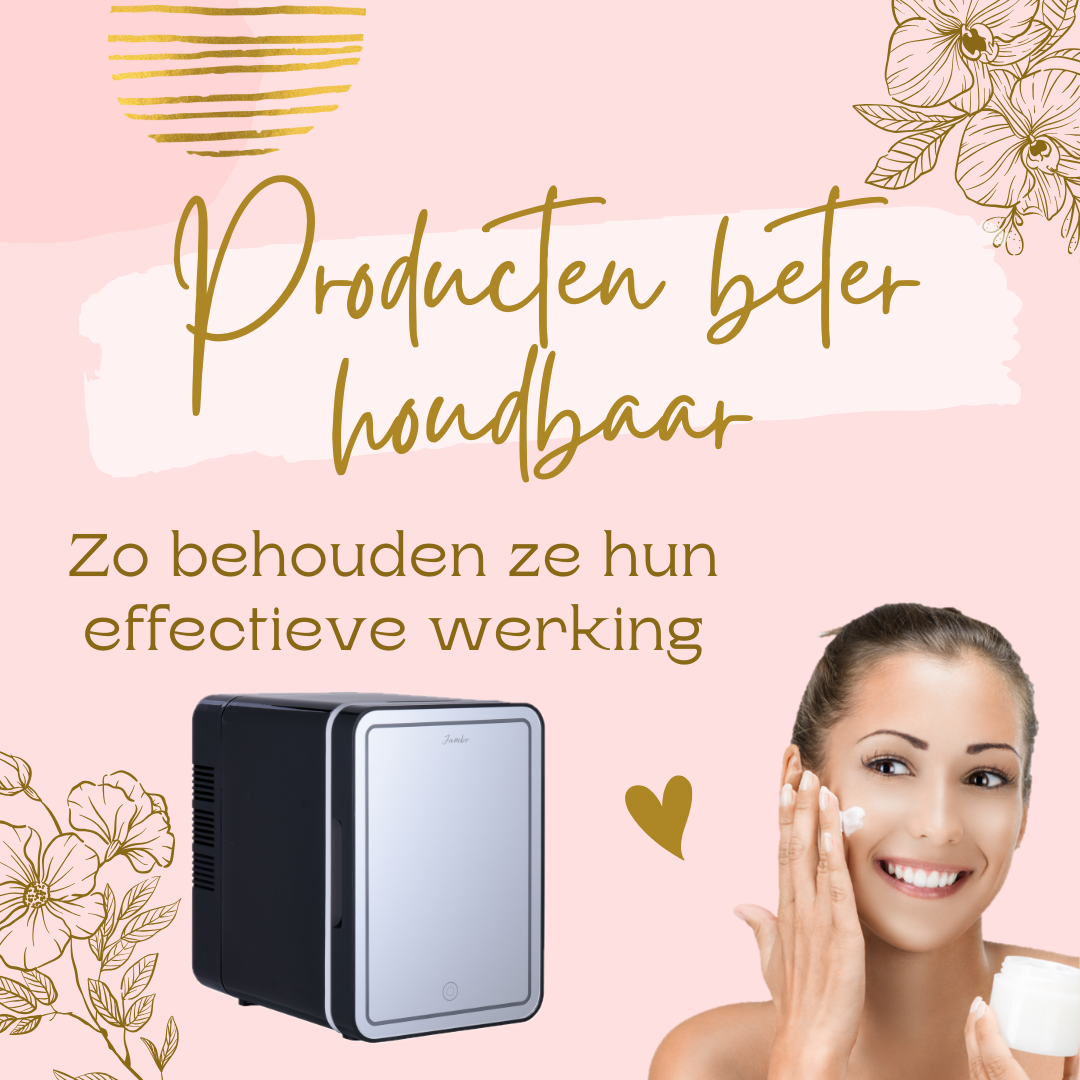 Skincare Fridge zwart beter houdbaar