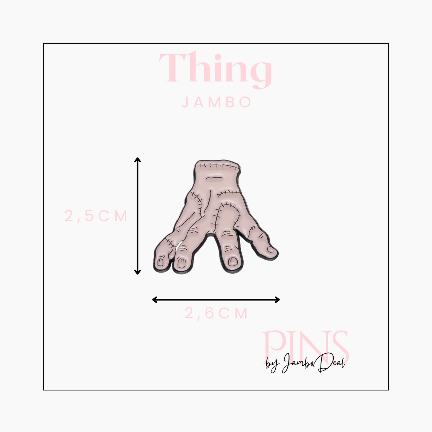 Thing pin afmetingen