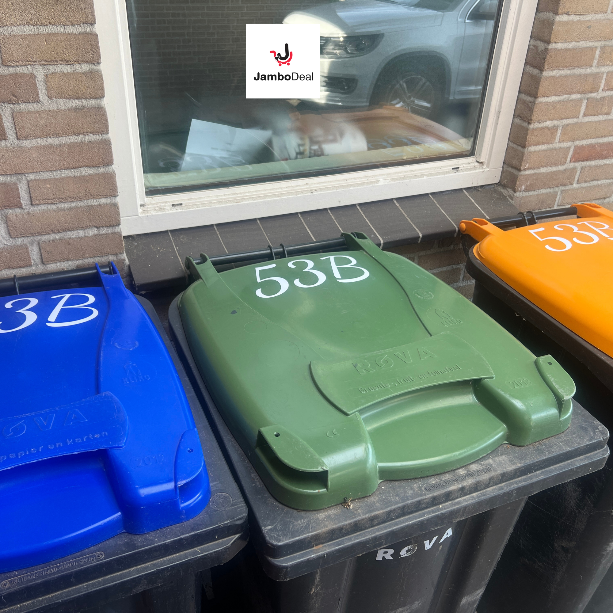 Containerstickers (set van 3)