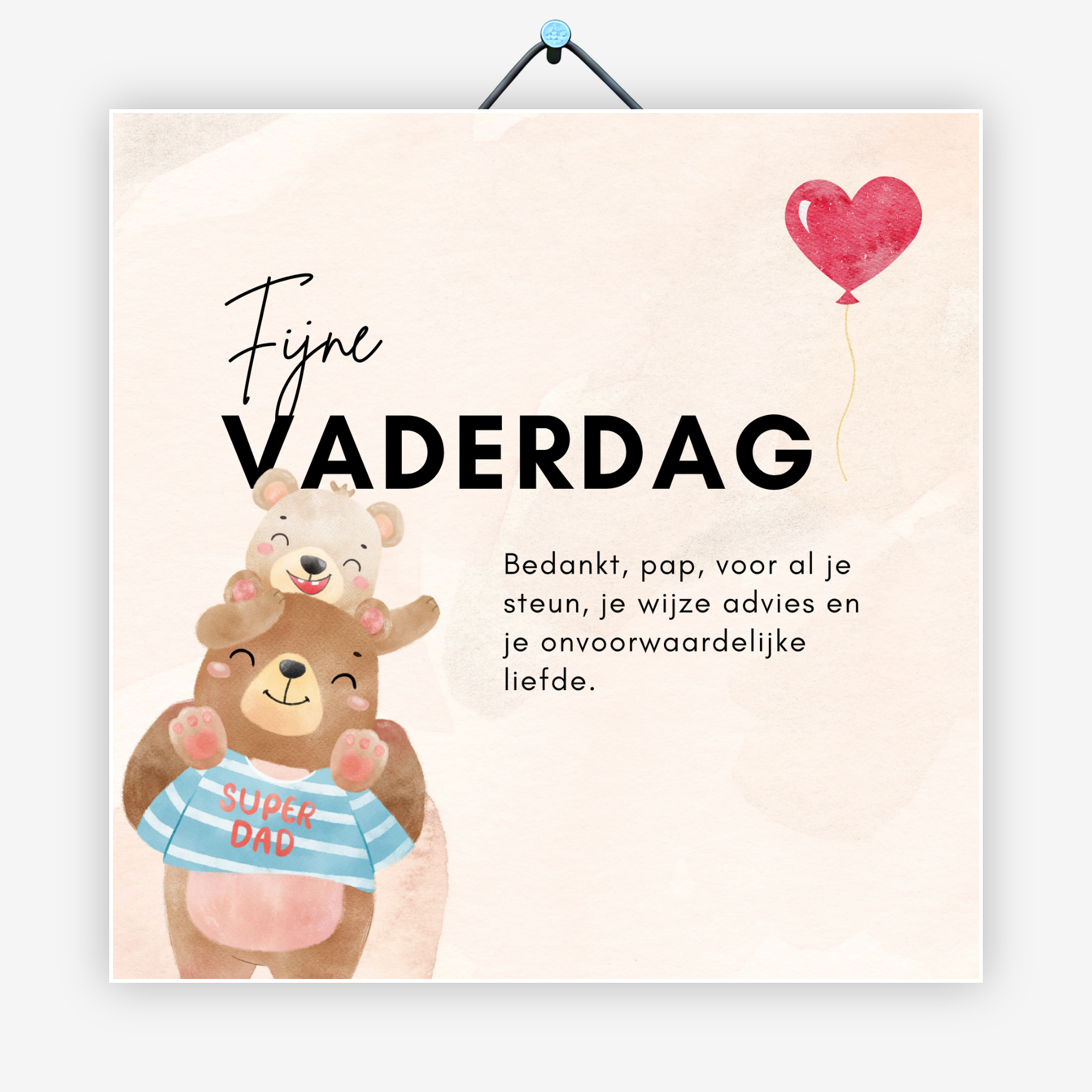 Fijne vaderdag!