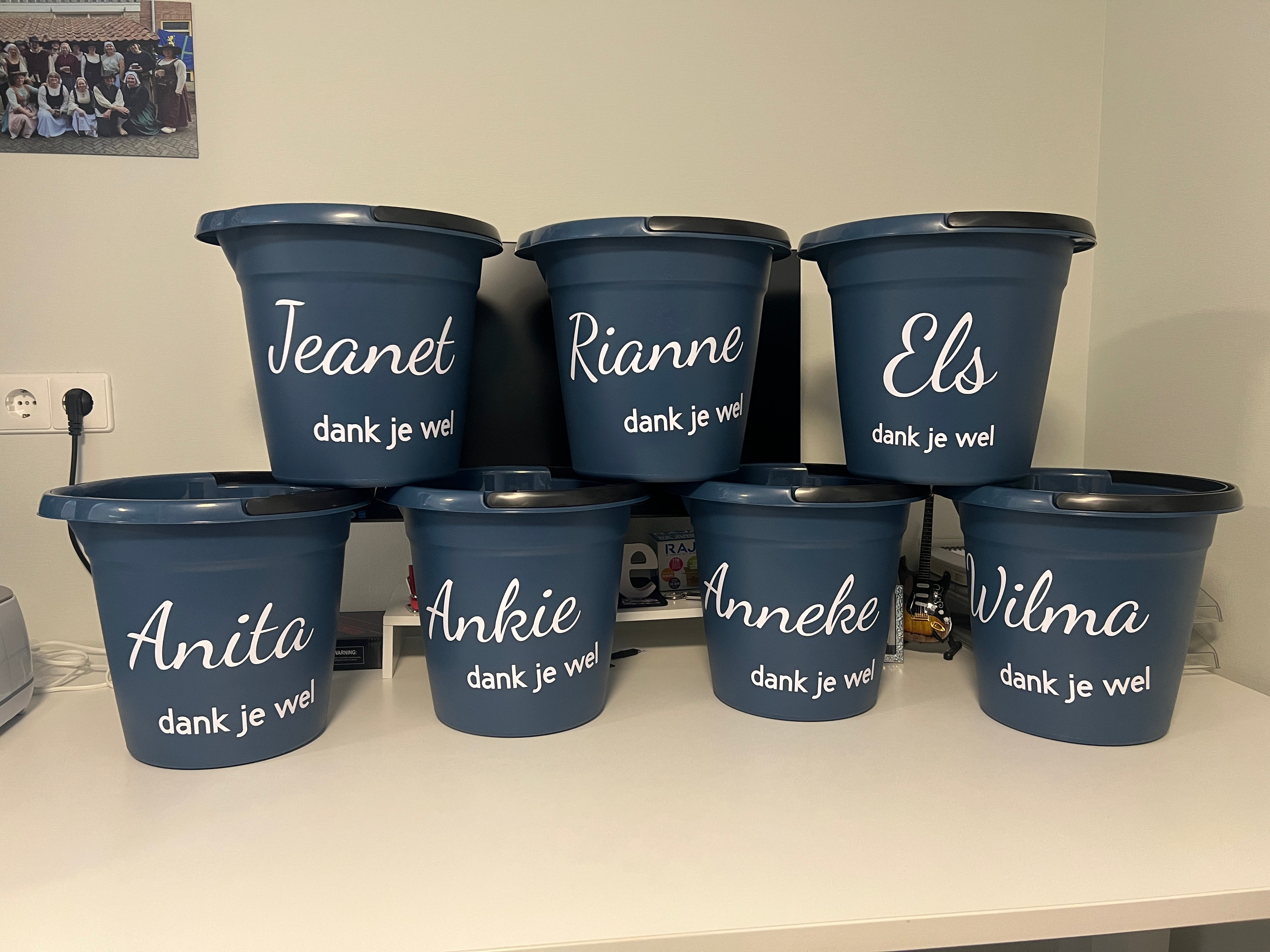 Bedrukte emmer, een handig én persoonlijk cadeau