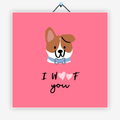 I woof you