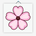 Roze bloem