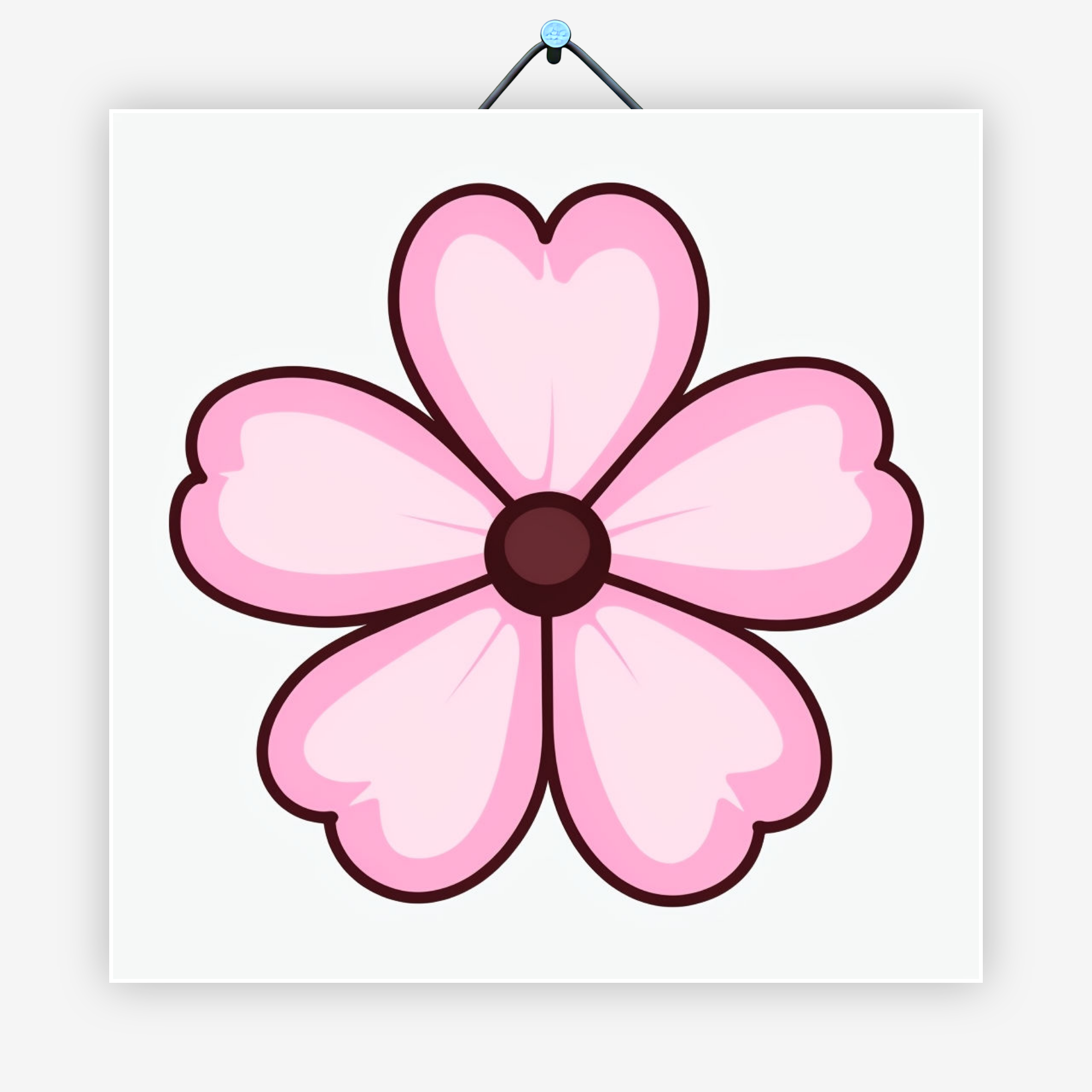 Roze bloem