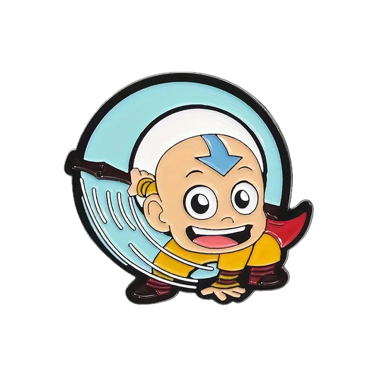 Avatar pin Aang met water zonder achtergrond