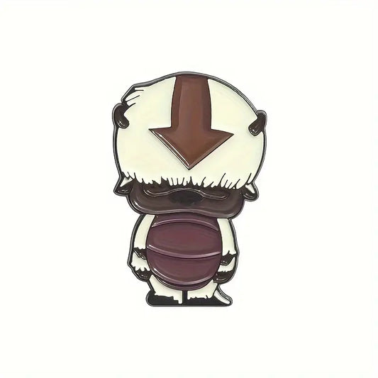Avatar pin Appa staand met witte achtergrond