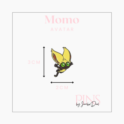 Avatar pin Momo afmetingen