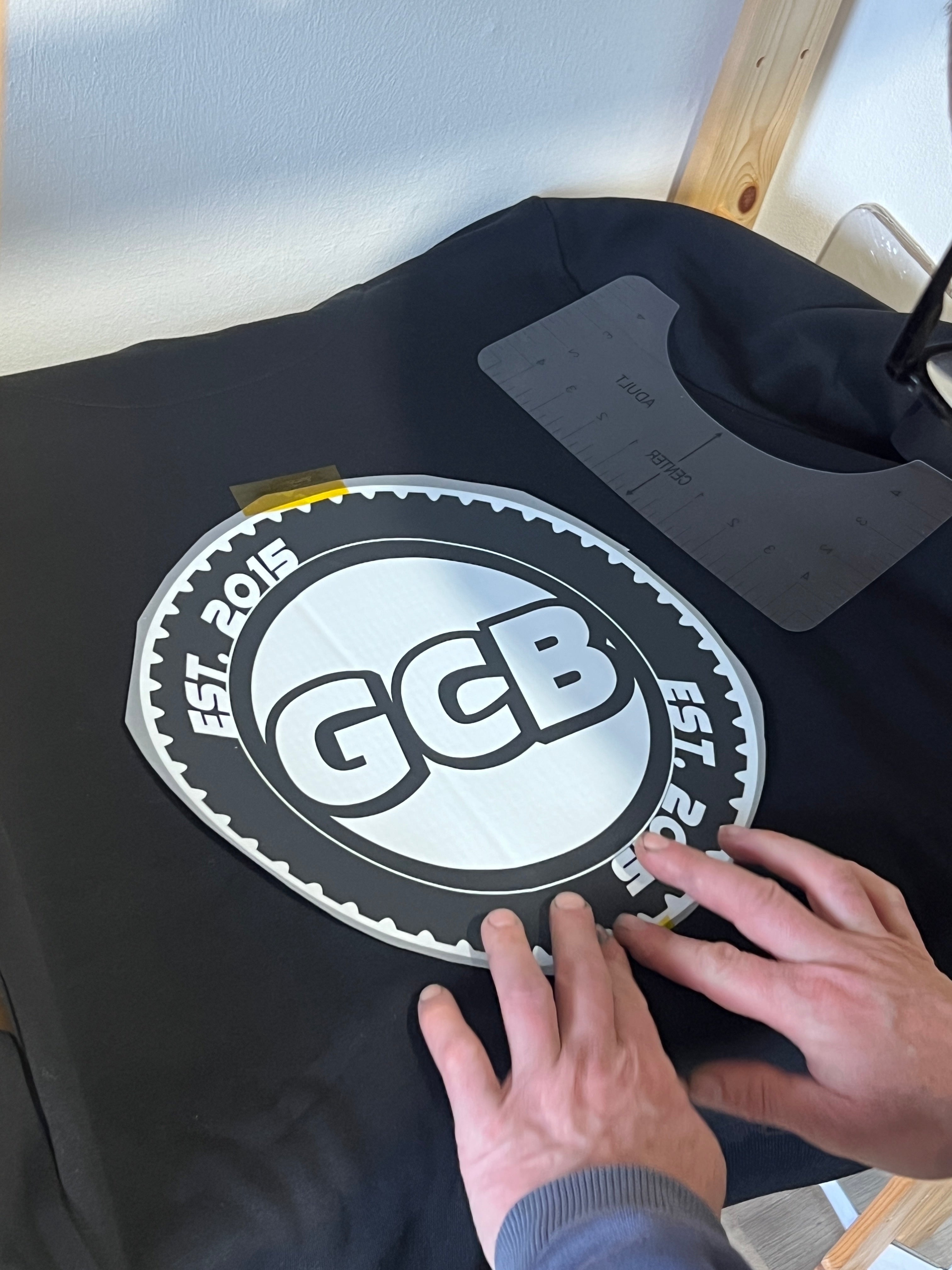Bedrukken zwarte GCB hoodie