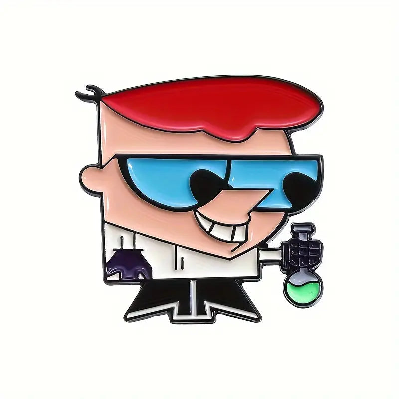 Dexter pin met witte achtergrond