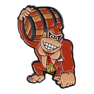 Donkey Kong pin zonder achtergrond