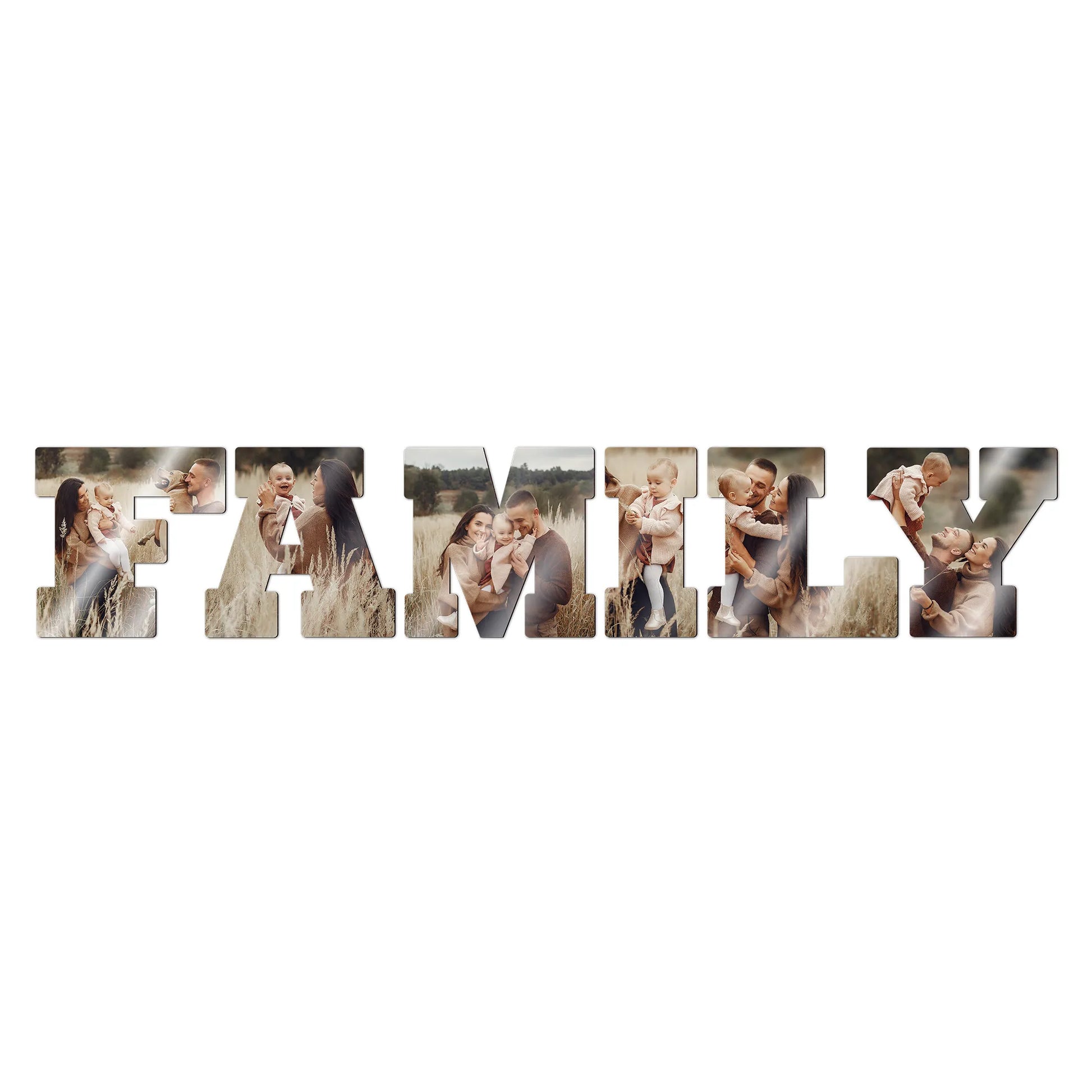 Family sublimatie letters