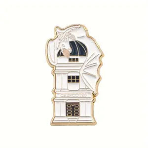 Harry Potter pin Gringotts met witte achtergrond