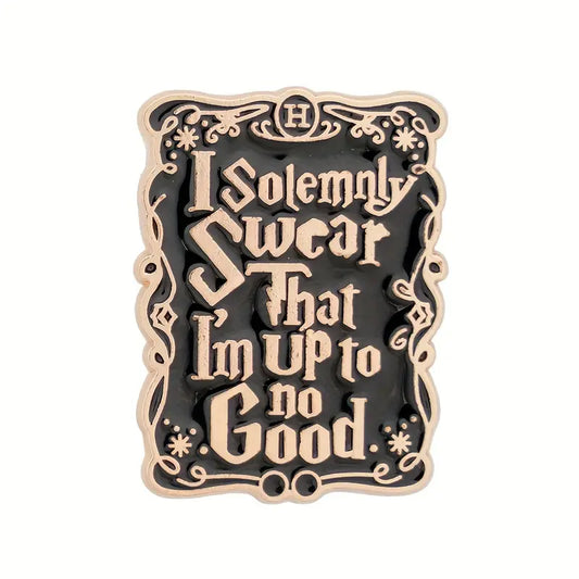 Harry Potter pin I Solemnly Swear met witte achtergrond