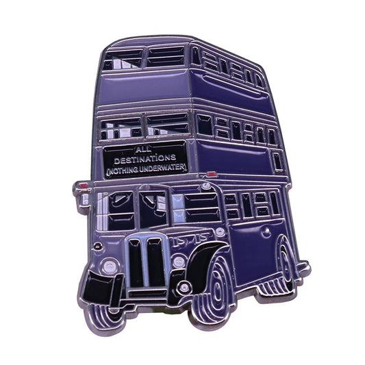 Harry Potter pin Knight Bus met witte achtergrond