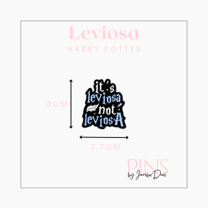 Harry Potter pin Leviosa afmetingen