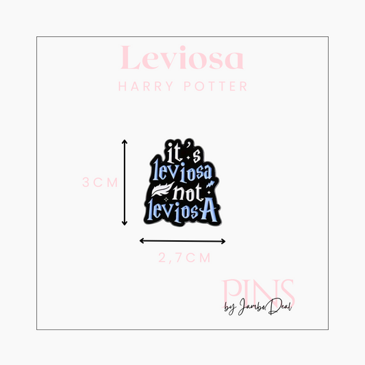 Harry Potter pin Leviosa afmetingen