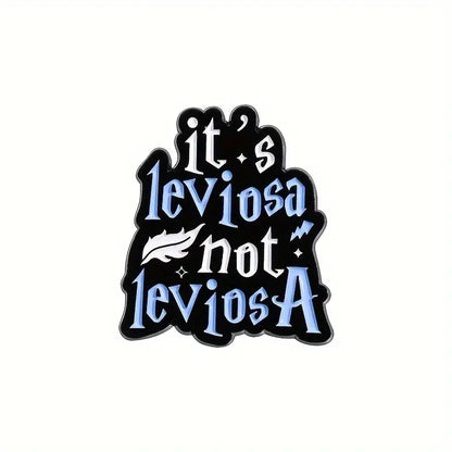 Harry Potter pin Leviosa met witte achtergrond
