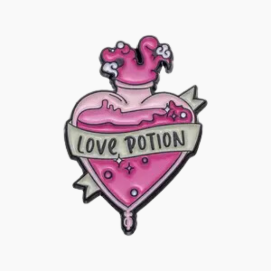 Harry Potter pin Love Potion met witte achtergrond
