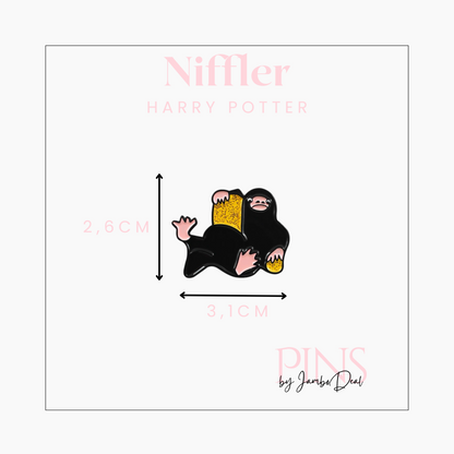 Harry Potter pin Niffler afmetingen