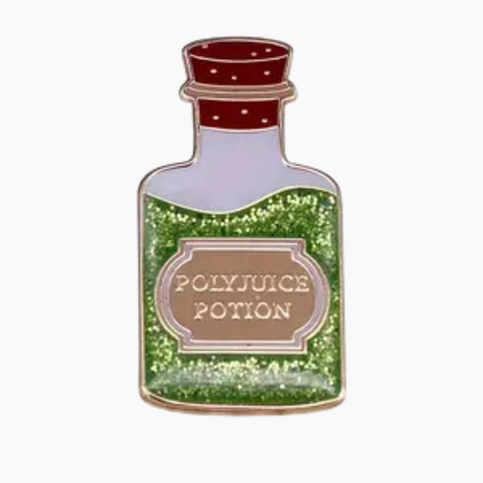 Harry Potter pin Polyjuice potion met witte achtergrond