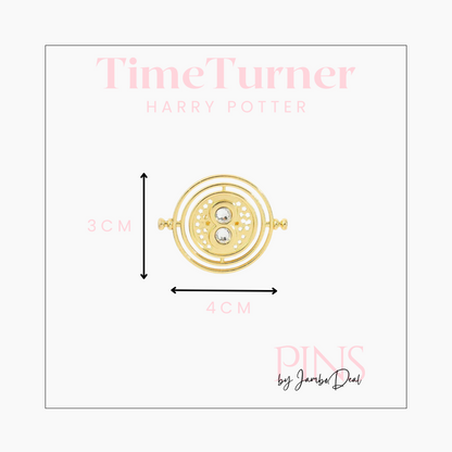 Harry Potter pin TimeTurner afmetingen