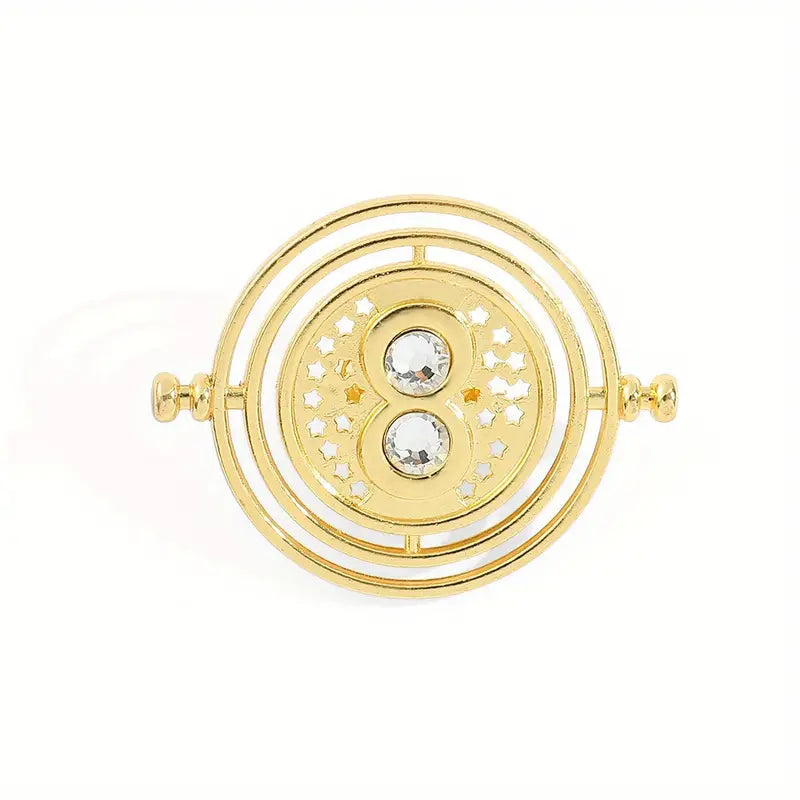 Harry Potter pin TimeTurner met witte achtergrond