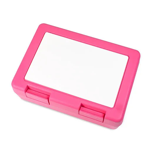 Broodtrommel bedrukken roze