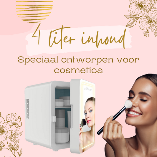 Skincare Fridge Wit 4 Liter Inhoud