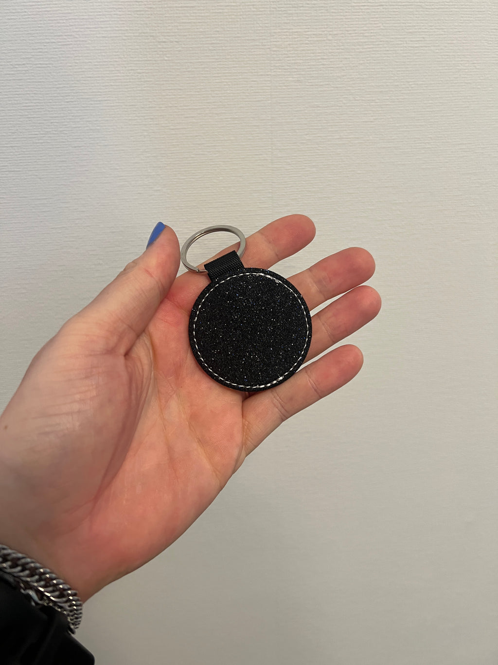 Sleutelhanger glitterkant