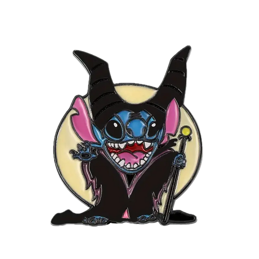 Stitch als Maleficent pin zonder achtergrond