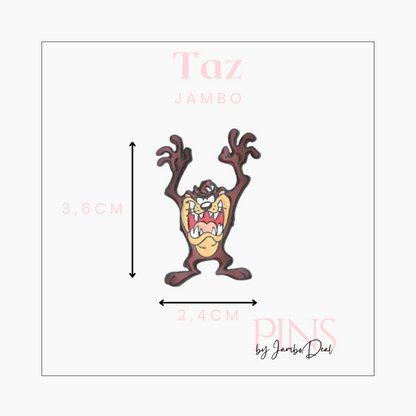 Taz pin afmetingen