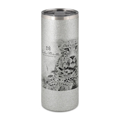 Thermobeker glitter met tijger