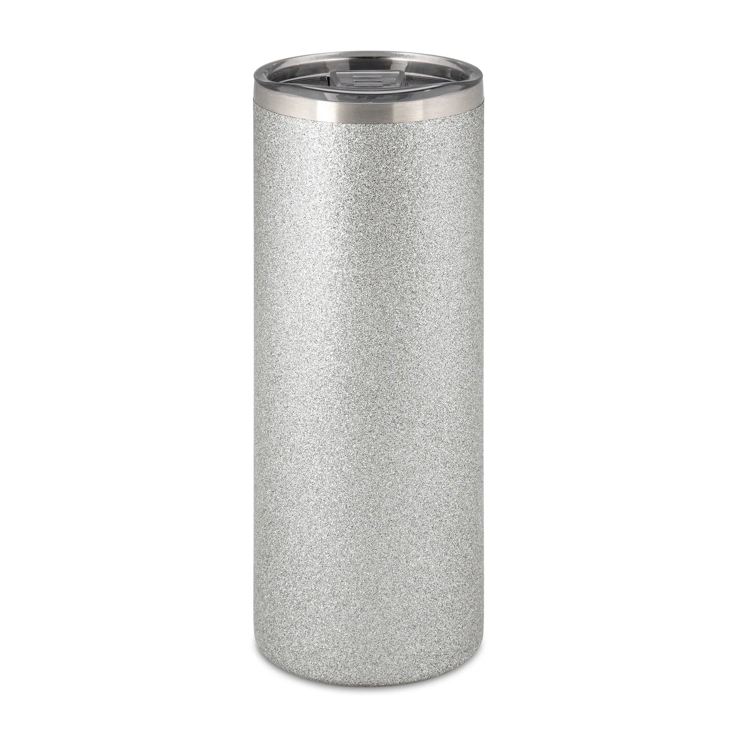 Thermobeker glitter zilver