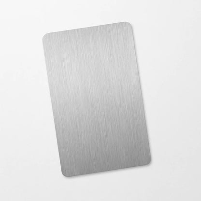 Visitekaartje wit of zilver